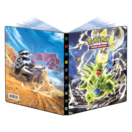 Scarlet and Violet Tyranitar and Revavroom 4-Pocket Portfolio for Pokémon