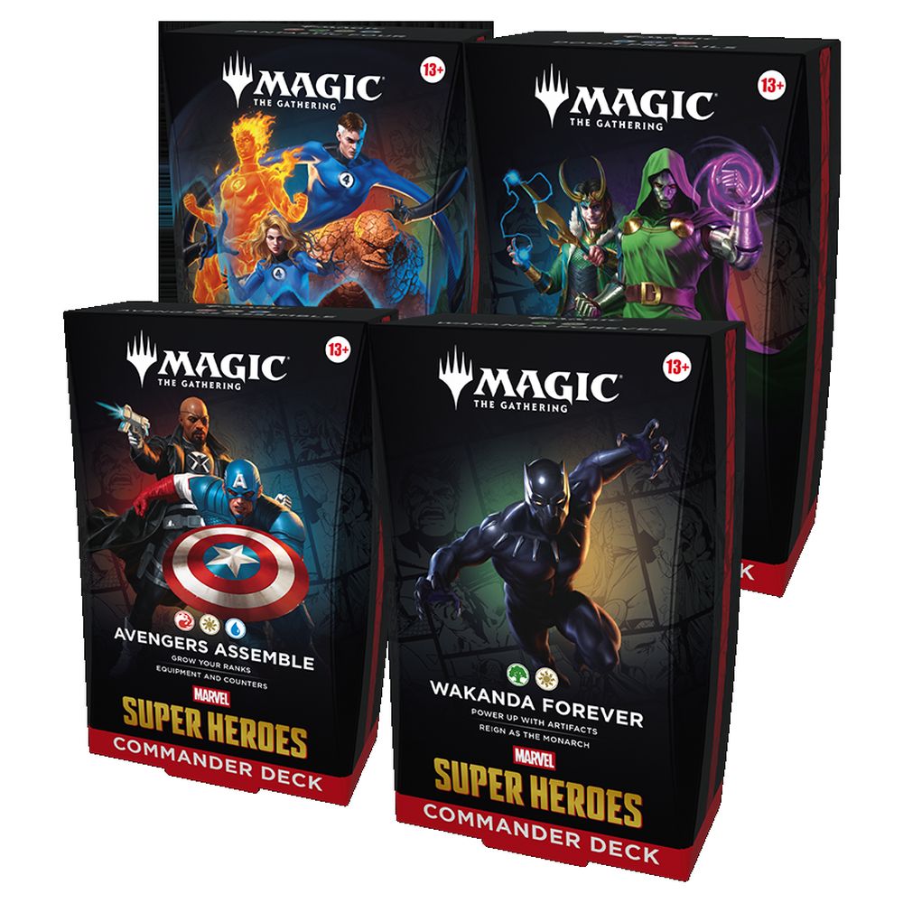 (PRE ORDER) Marvel Super Heroes - Commander Deck CASE