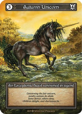 Autumn Unicorn (Foil) - Alpha Foil