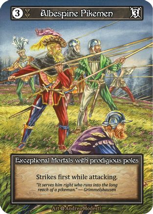 Albespine Pikemen (Foil) - Alpha Foil