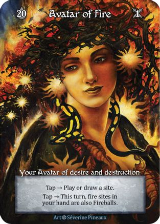 Avatar of Fire (Foil) - Alpha Foil