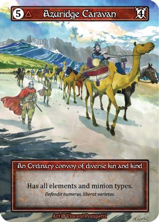 Azuridge Caravan (Foil) - Alpha Foil