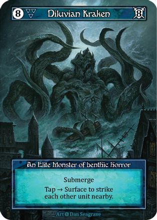 Diluvian Kraken (Foil) - Alpha Foil