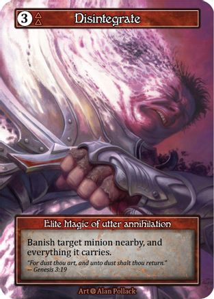 Disintegrate (Foil) - Alpha Foil