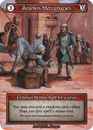 Aramos Mercenaries (Foil) - Alpha Foil