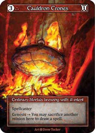 Cauldron Crones (Foil) - Alpha Foil