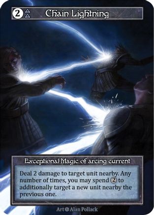 Chain Lightning (Foil) - Alpha Foil