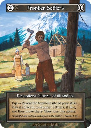 Frontier Settlers (Foil) - Alpha Foil