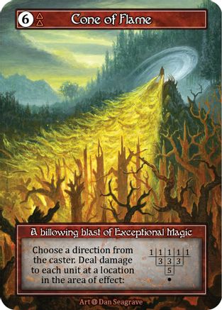 Cone of Flame (Foil) - Alpha Foil