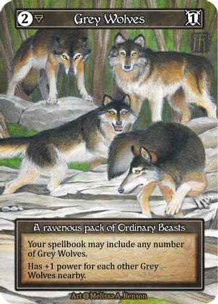 Grey Wolves (Foil) - Alpha Foil