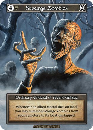 Scourge Zombies (Foil) - Alpha Foil