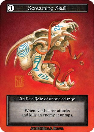 Screaming Skull (Foil) - Alpha Foil