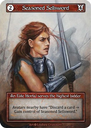 Seasoned Sellsword (Foil) - Alpha Foil