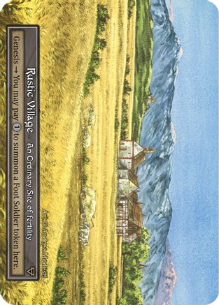 Rustic Village (Foil) - Alpha Foil