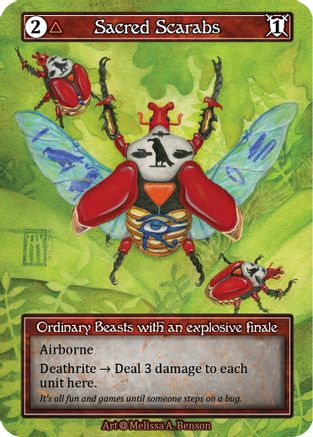 Sacred Scarabs (Foil) - Alpha Foil