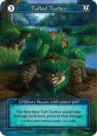 Tufted Turtles (Foil) - Alpha Foil