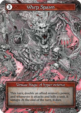 Warp Spasm (Foil) - Alpha Foil