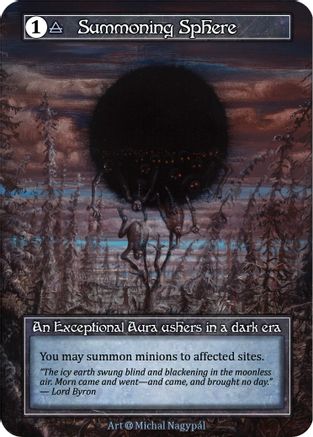 Summoning Sphere (Foil) - Alpha Foil