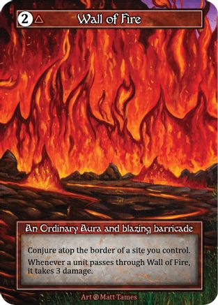 Wall of Fire (Foil) - Beta Foil