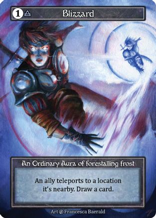 Blizzard (Foil) (Misprint) - Beta Foil