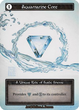 Aquamarine Core (Foil) - Beta Foil