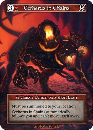 Cerberus in Chains (Foil) - Beta Foil