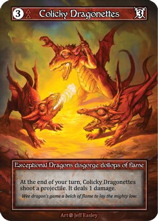 Colicky Dragonettes (Foil) - Beta Foil