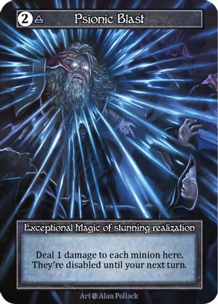 Psionic Blast (Foil) - Beta Foil