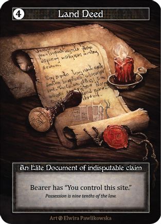 Land Deed (Foil) - Beta Foil