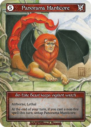Panorama Manticore (Foil) - Beta Foil