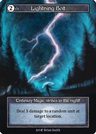 Lightning Bolt (Team Covenant Promo) (Foil) - Beta Foil