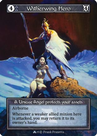 Witherwing Hero (Alpha Investments Promo) (Foil) - Beta Foil