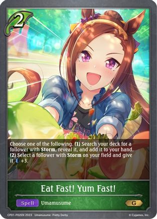 Eat Fast! Yum Fast! - P02EN (Foil)