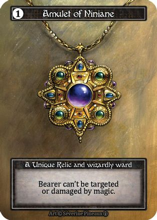 Amulet of Niniane (Foil) - Arthurian Legends Foil