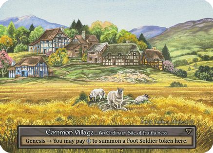 Common Village (Foil) - Arthurian Legends Foil