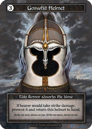 Goswhit Helmet (Foil) - Arthurian Legends Foil