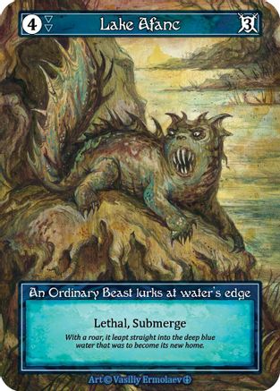 Lake Afanc (Foil) - Arthurian Legends Foil