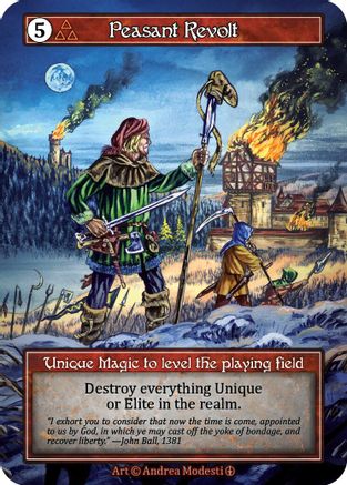 Peasant Revolt (Foil) - Arthurian Legends Foil