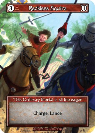 Reckless Squire (Foil) - Arthurian Legends Foil