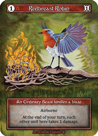 Redbreast Robin (Foil) - Arthurian Legends Foil