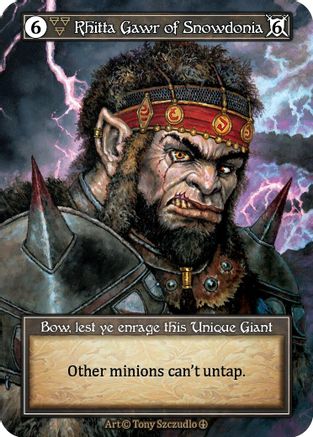 Rhitta Gawr of Snowdonia (Foil) - Arthurian Legends Foil