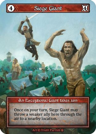 Siege Giant (Foil) - Arthurian Legends Foil
