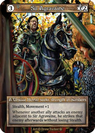Sir Agravaine (Foil) - Arthurian Legends Foil