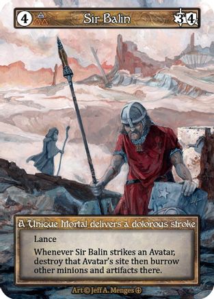 Sir Balin (Foil) - Arthurian Legends Foil