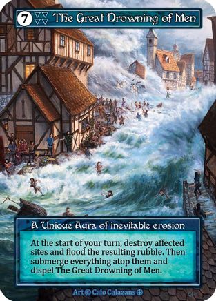 The Great Drowning of Men (Foil) - Arthurian Legends Foil
