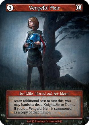 Vengeful Heir (Foil) - Arthurian Legends Foil