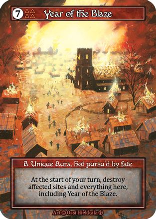 Year of the Blaze (Foil) - Arthurian Legends Foil