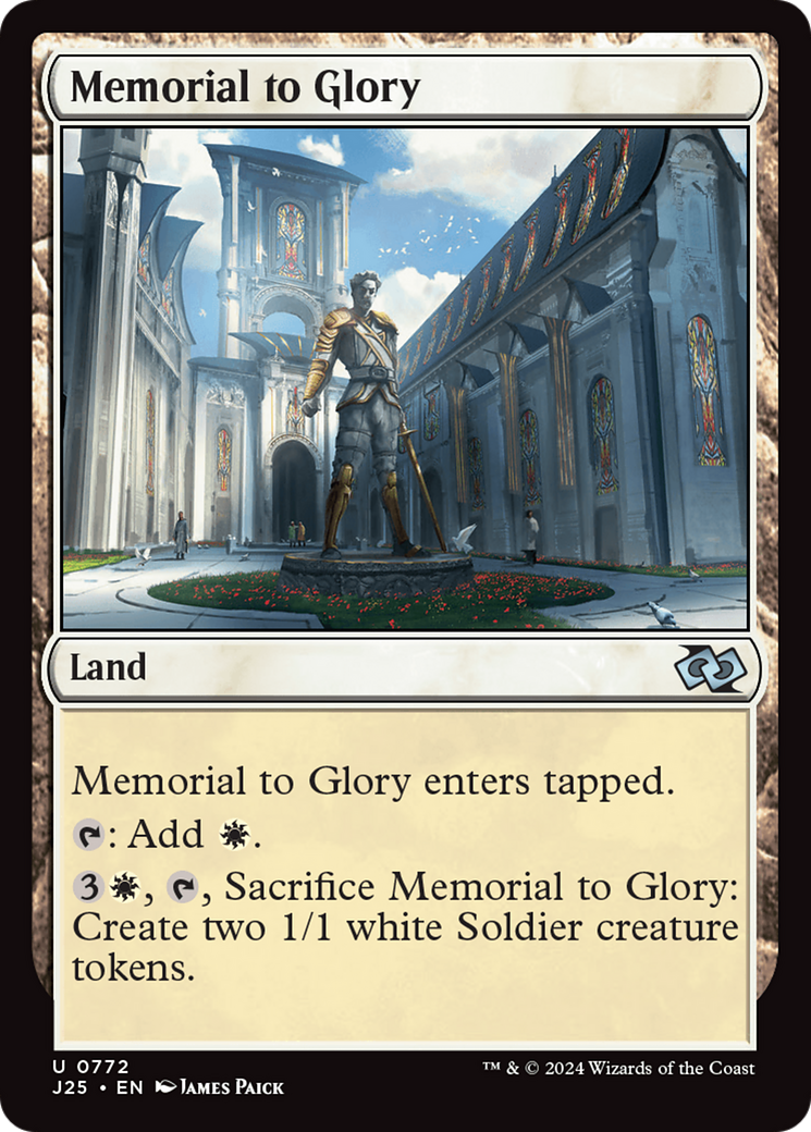 glory mtg card Memorial to Glory [Foundations Jumpstart] – Plenty of Games