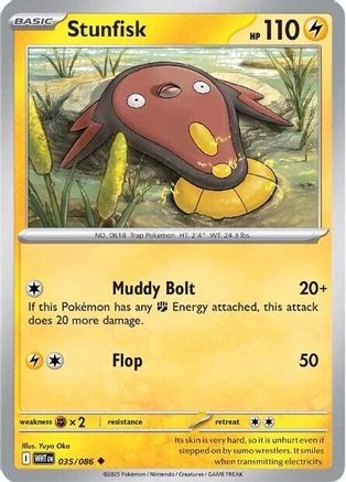 Stunfisk 032/086 SV White Flare - Uncommon