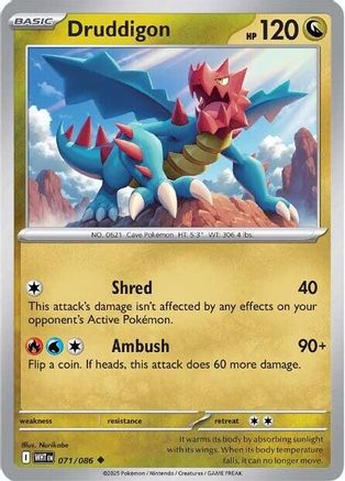 Druddigon 069/086 SV White Flare - Uncommon
